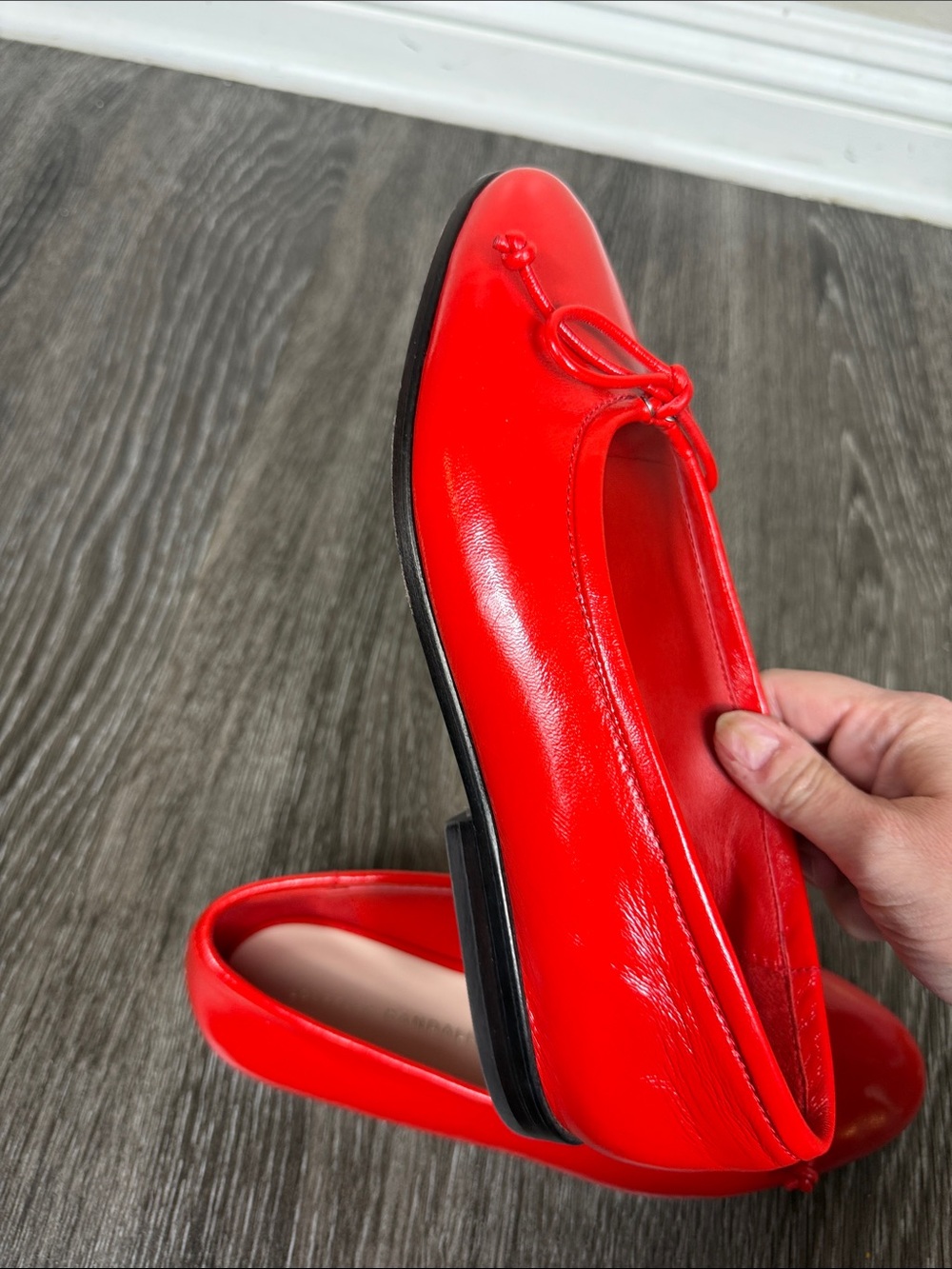 LOEFFLER RANDALL Noelle Red Ballet Flat - Picture 8 of 14